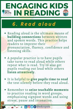 Read aloud Use visualisation