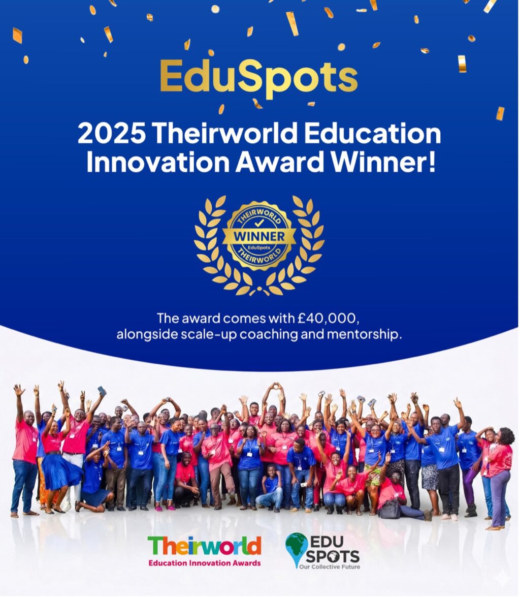 EduSpots is a 2025 Theirworld Education Innovation Award Winner! – EduSpots